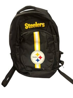 Pittsburgh Steelers Backpack Camping School Travel Bag